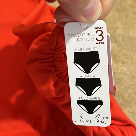 Anne Cole Women’s Convertible Bikini Bottoms Size XL - Picture 3 of 7